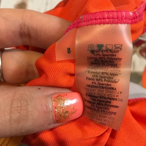 ❗️5/$25❗️Ombré Halter Swimsuit - Picture 4 of 4